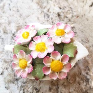 Aynsley Handpainted Bone China Flower Figurine October Daisy